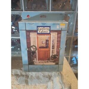 Gallery Glass Frosted Entryway Kit Plaid 16342 Traditional Outline Paint Apply